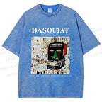 Unisex Jean-Michel Basquiat Glenn Printed Washed Tee