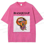 Unisex Jean-Michel Basquiat Untitled Printed Washed Tee