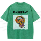 Unisex Jean-Michel Basquiat Untitled Printed Washed Tee