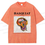 Unisex Jean-Michel Basquiat Untitled Printed Washed Tee
