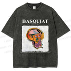 Unisex Jean-Michel Basquiat Untitled Printed Washed Tee