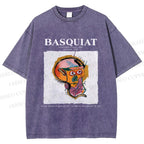 Unisex Jean-Michel Basquiat Untitled Printed Washed Tee