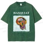 Unisex Jean-Michel Basquiat Untitled Printed Washed Tee