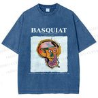 Unisex Jean-Michel Basquiat Untitled Printed Washed Tee