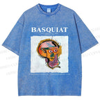 Unisex Jean-Michel Basquiat Untitled Printed Washed Tee