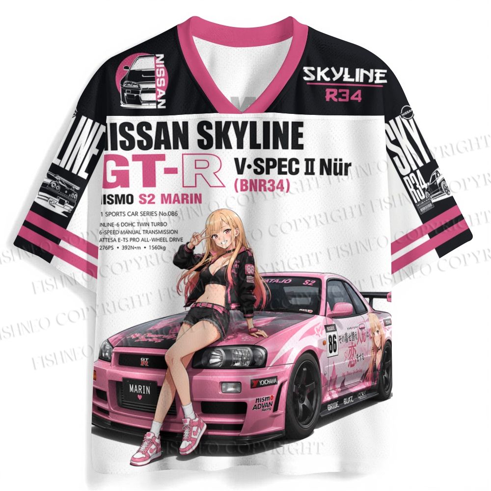 Nissan Skyline GT-R Marin Kitagawa Jersey Shirts