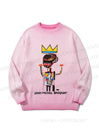 Unisex Jean-Michel Basquiat Gradient Casual Sweater