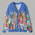 Rise With The Crowds Ugly Cardigan Sweater