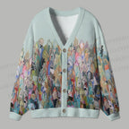 Rise With The Crowds Ugly Cardigan Sweater