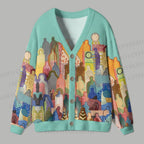 Rise With The Crowds Ugly Cardigan Sweater
