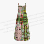 Jean-Michel Basquiat Graffiti Maxi Dresses