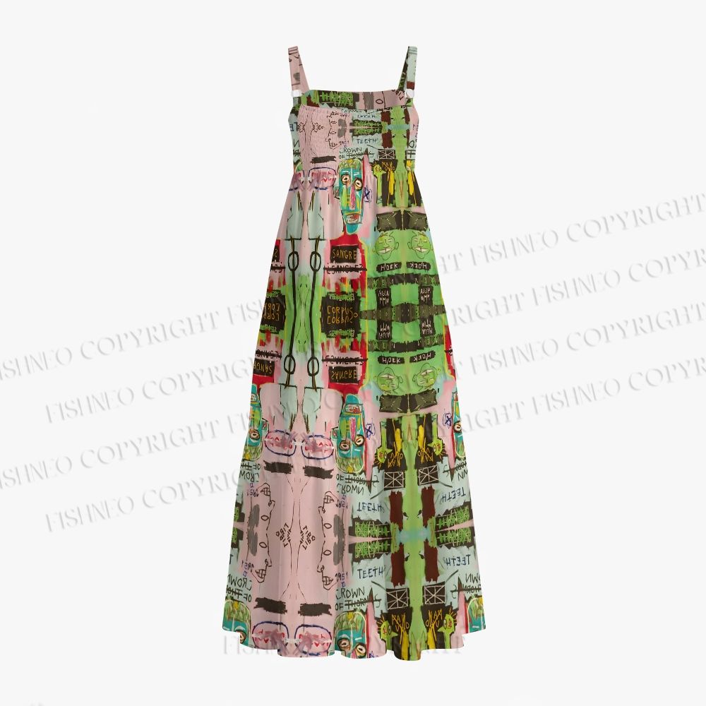 Jean-Michel Basquiat Graffiti Maxi Dresses