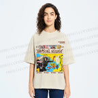 Unisex Jean-Michel Basquiat Untitled Printed Washed Tee