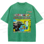 Unisex Jean-Michel Basquiat Untitled Printed Washed Tee
