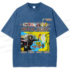 Unisex Jean-Michel Basquiat Untitled Printed Washed Tee