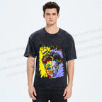 Unisex Jean-Michel Basquiat Printed Washed Tee