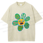 Unisex Fame Love Printed Washed Tee