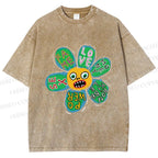 Unisex Fame Love Printed Washed Tee