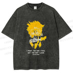 Unisex Jean-Michel Basquiat Untitled Printed Washed Tee