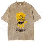 Unisex Jean-Michel Basquiat Untitled Printed Washed Tee