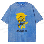 Unisex Jean-Michel Basquiat Untitled Printed Washed Tee