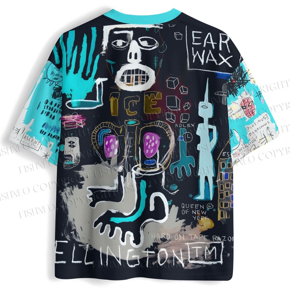 Jean-Michel Basquiat Graffiti Jersey Shirts