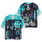 Jean-Michel Basquiat Graffiti Jersey Shirts