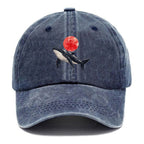 Celestial Whale Voyage Washed Cap