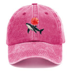 Celestial Whale Voyage Washed Cap