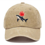 Celestial Whale Voyage Washed Cap