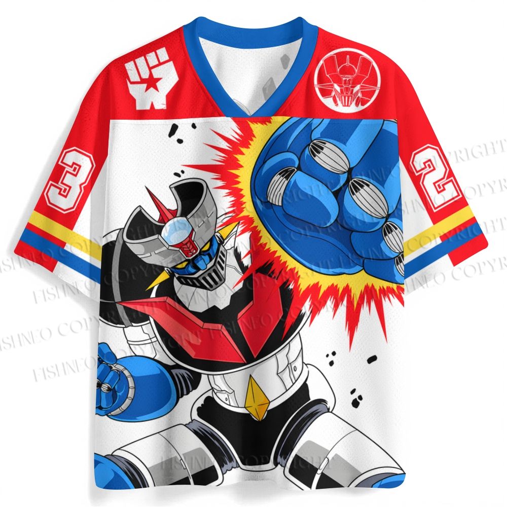Mazinger Z Fist Jersey Shirts