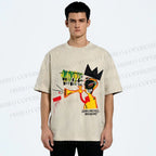 Unisex Jean-Michel Basquiat Trumpet Printed Washed Tee
