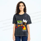 Unisex Jean-Michel Basquiat Trumpet Printed Washed Tee