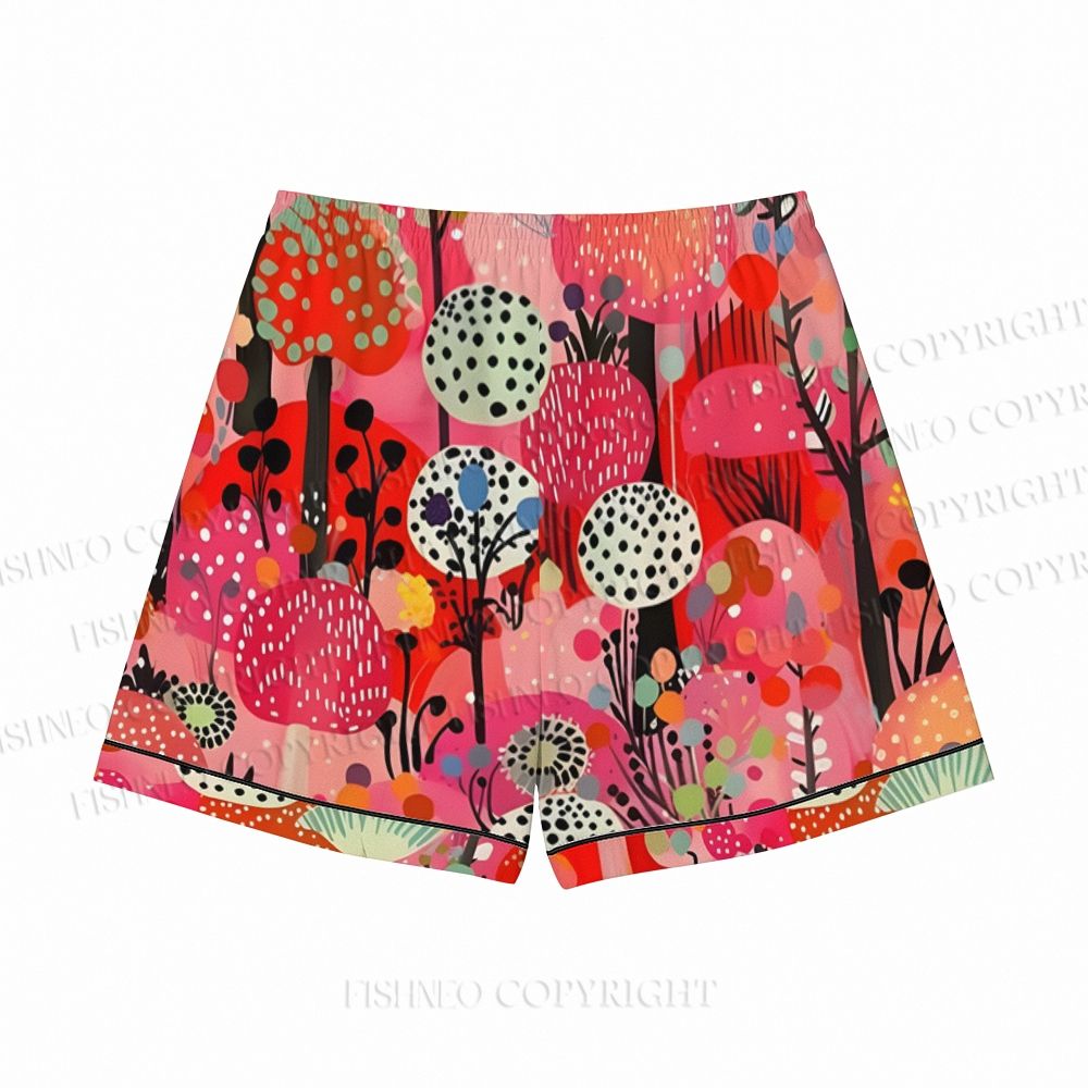 Yayoi Kusama Polka Dot Forest Pajama Sets