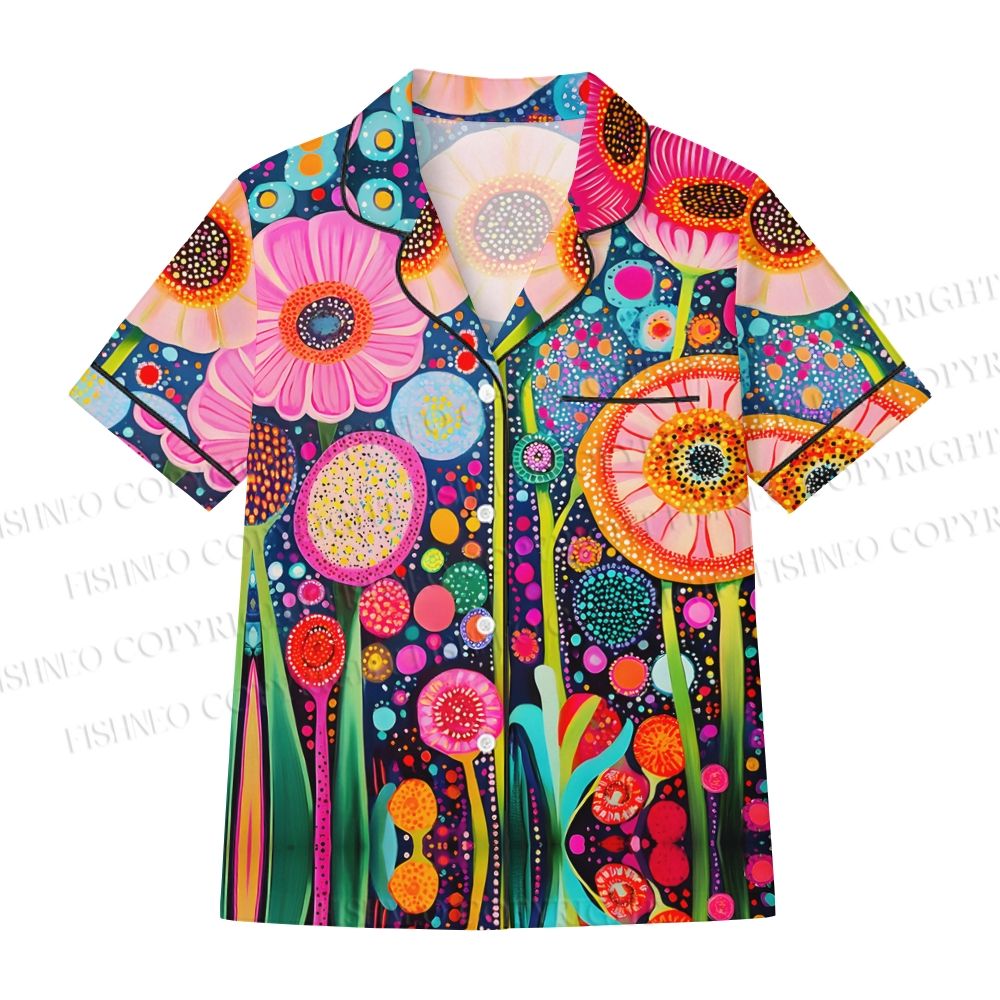Yayoi Kusama Flower Pajama Sets