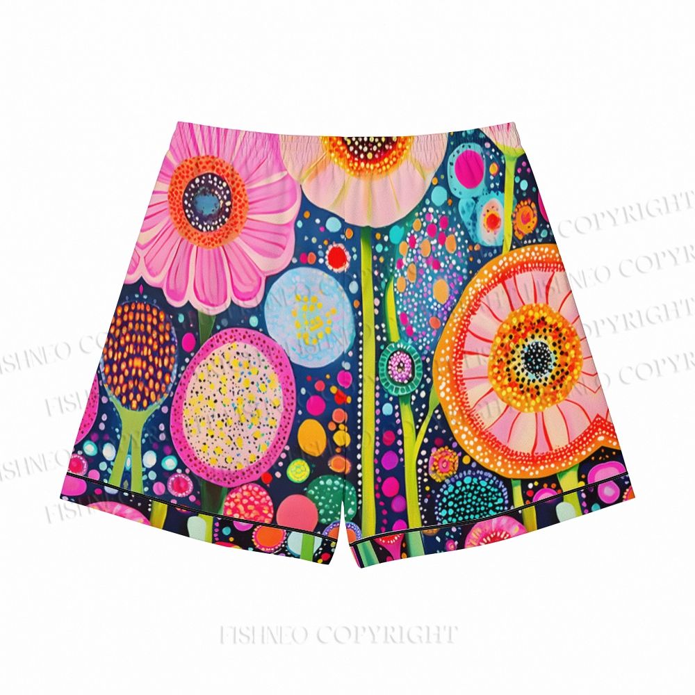 Yayoi Kusama Flower Pajama Sets