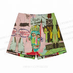 Jean-Michel Basquiat Graffiti Pajama Sets