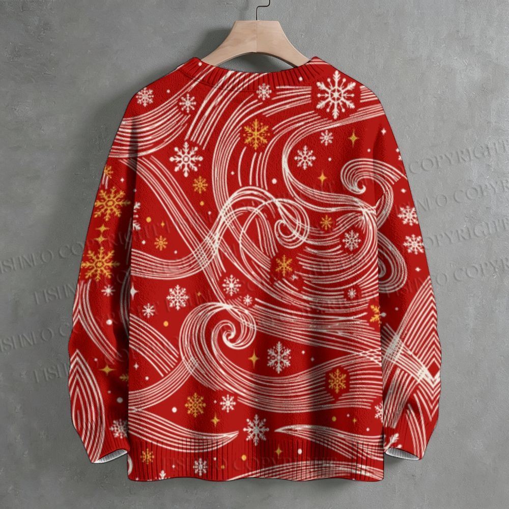 Christmasy Wind Crew Neck Sweater