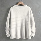 Blue Deer in Winter Crew Neck Sweater