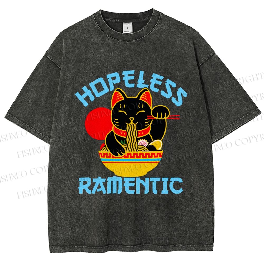 Unisex Hopeless Ramentic Printed Washed Tee