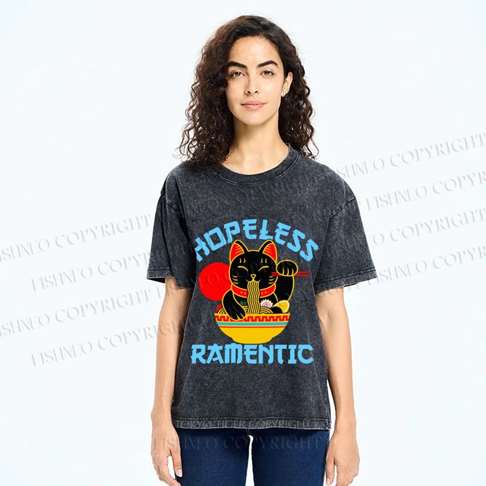 Unisex Hopeless Ramentic Printed Washed Tee