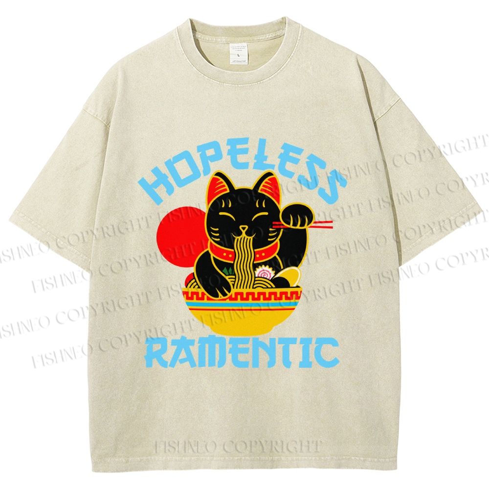 Unisex Hopeless Ramentic Printed Washed Tee