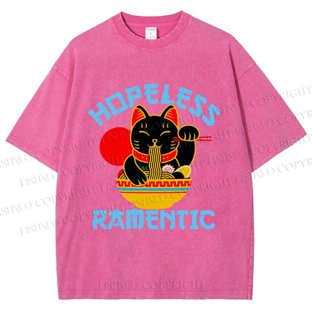Unisex Hopeless Ramentic Printed Washed Tee