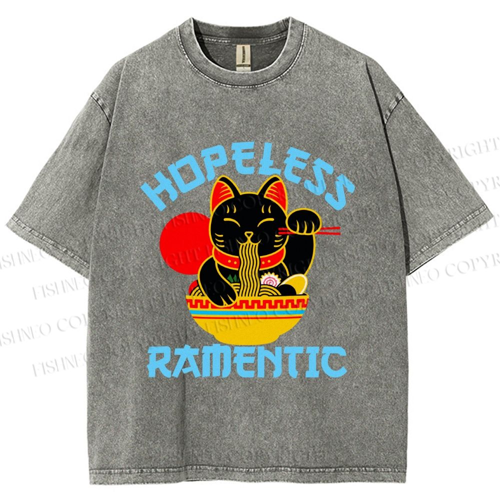 Unisex Hopeless Ramentic Printed Washed Tee