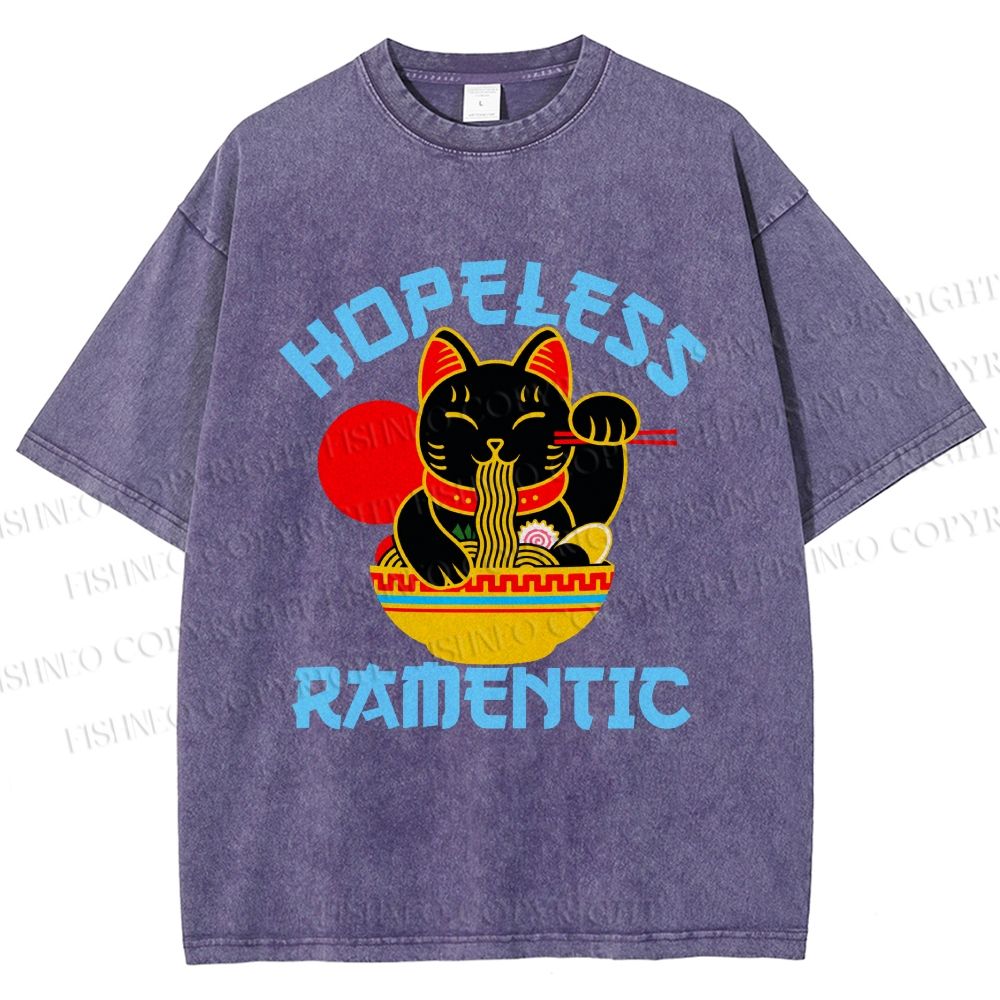 Unisex Hopeless Ramentic Printed Washed Tee