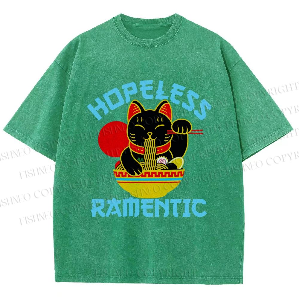 Unisex Hopeless Ramentic Printed Washed Tee