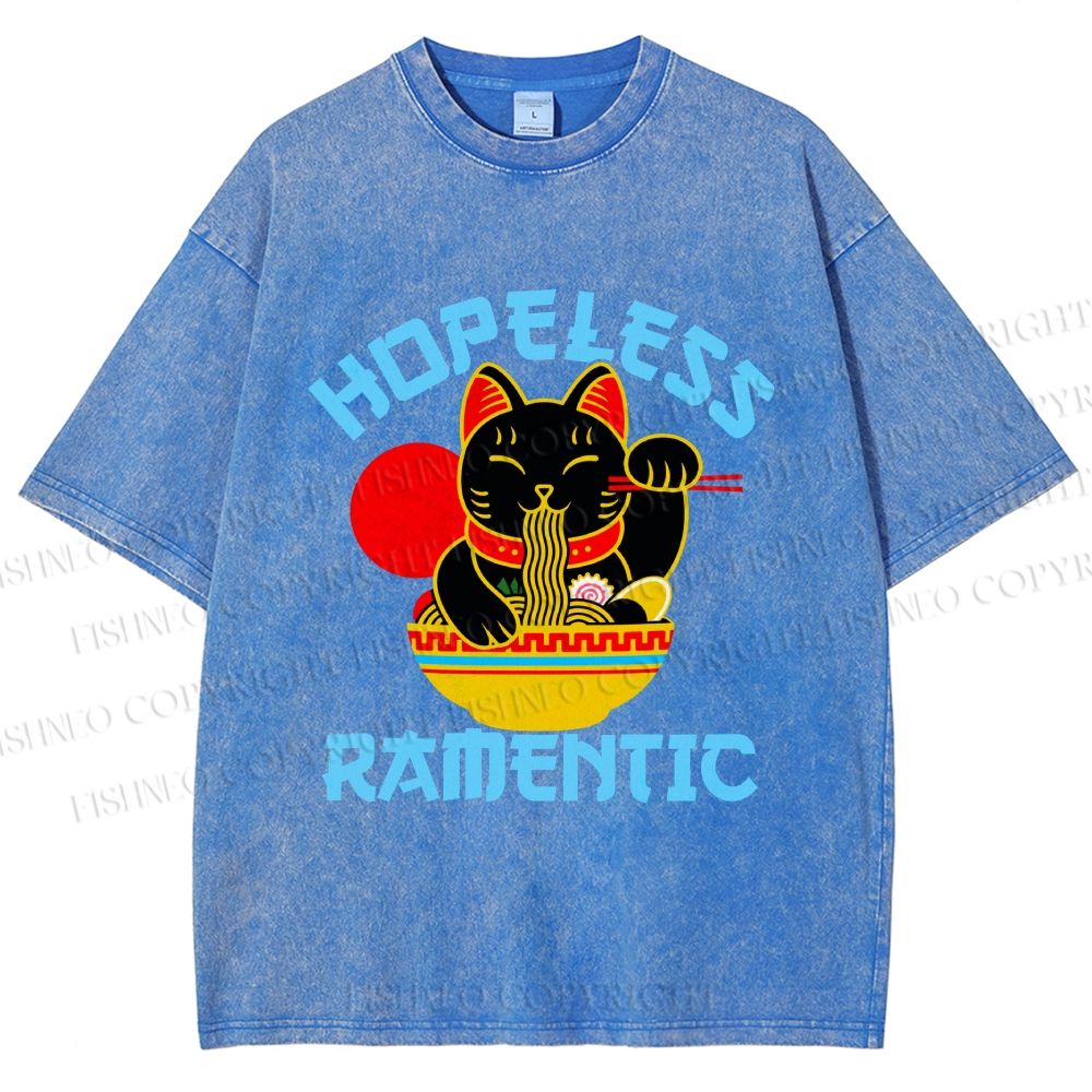 Unisex Hopeless Ramentic Printed Washed Tee