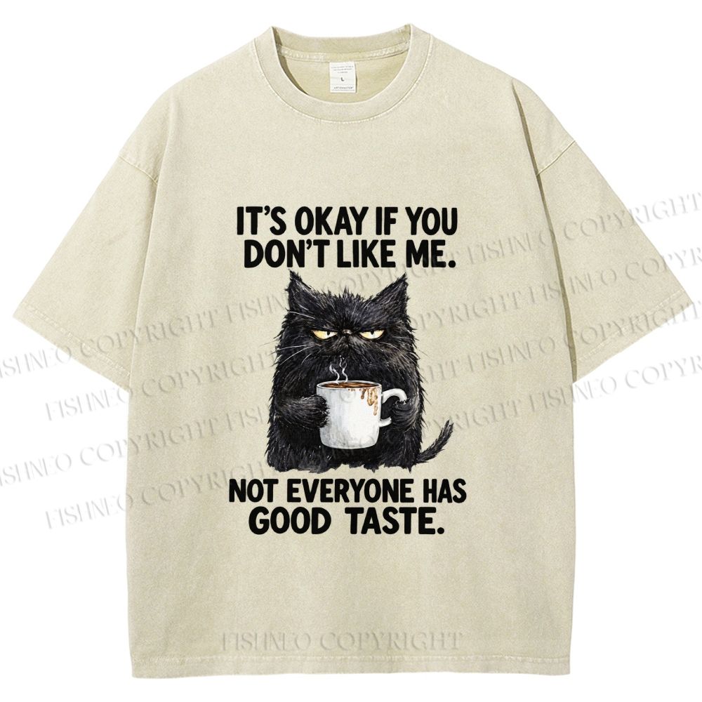 Unisex Sassy Cat Energy Printed Washed Tee