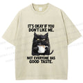 Unisex Sassy Cat Energy Printed Washed Tee