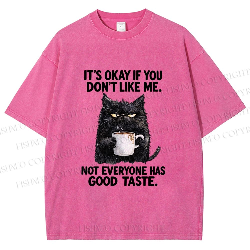 Unisex Sassy Cat Energy Printed Washed Tee